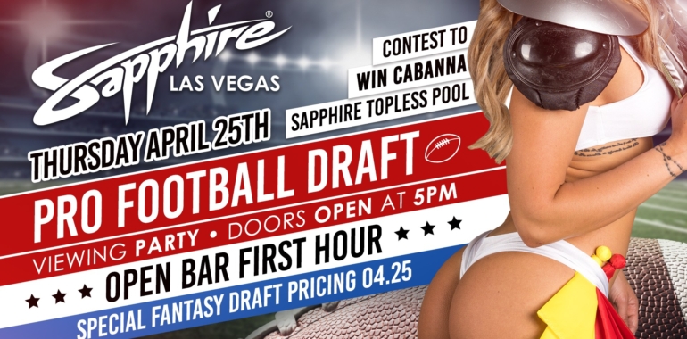 Join us for our first ever Professional Football Draft Viewing Party!