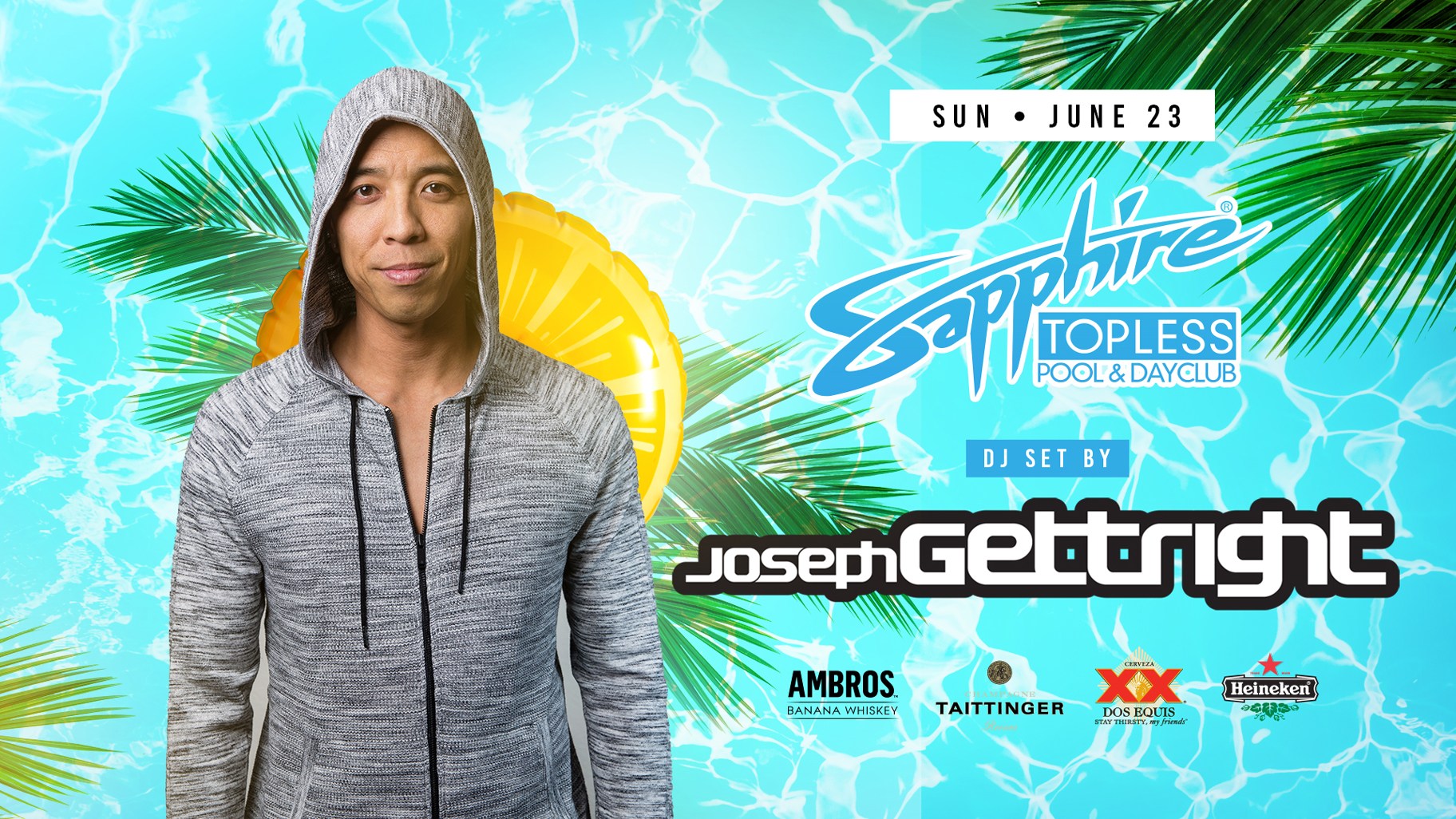 DJ Josephgettright Performs LIVE at Sapphire Topless Pool 