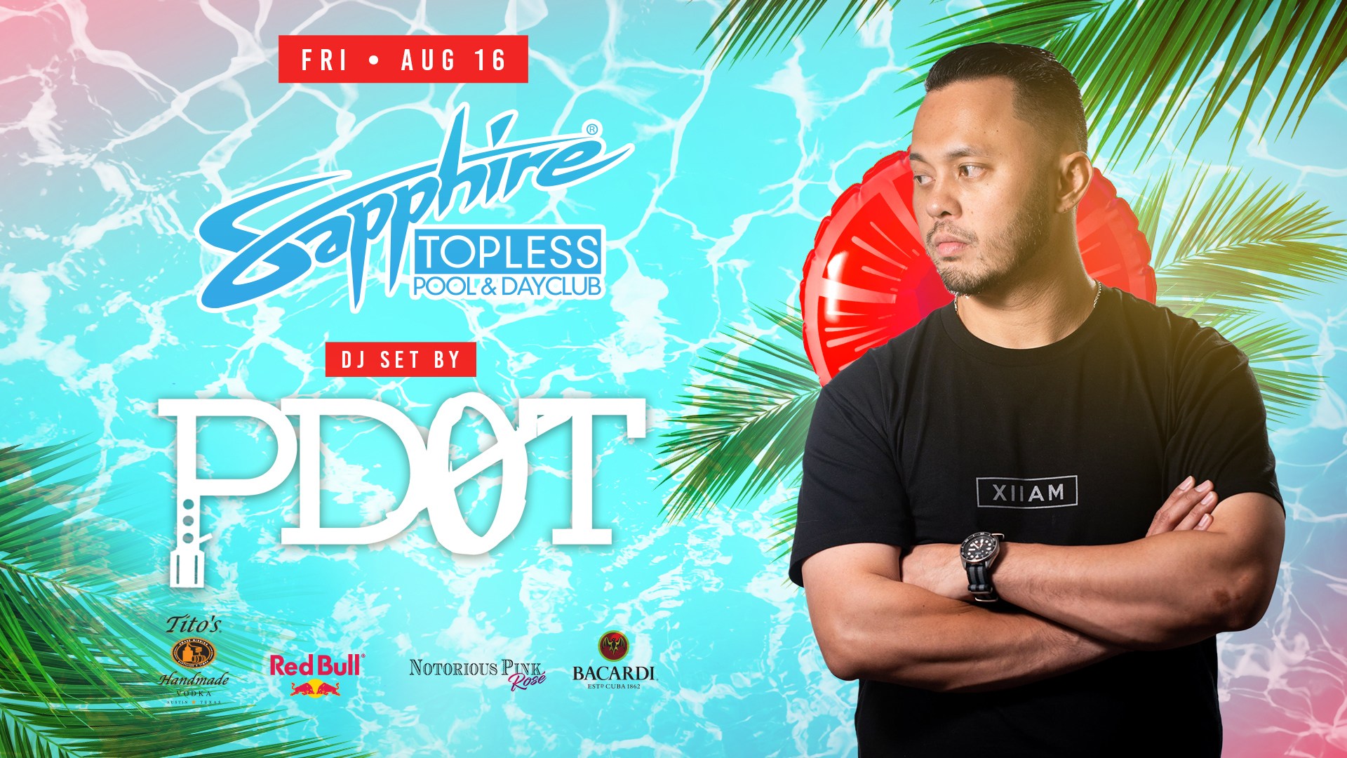 DJ Skillz Performs LIVE Sapphire Topless Pool and Dayclub 
