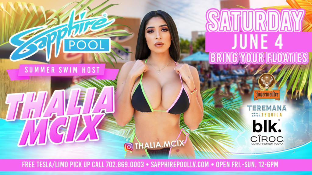 Thalia Mcix Hosts Sapphire Pool And Dayclub June 4th