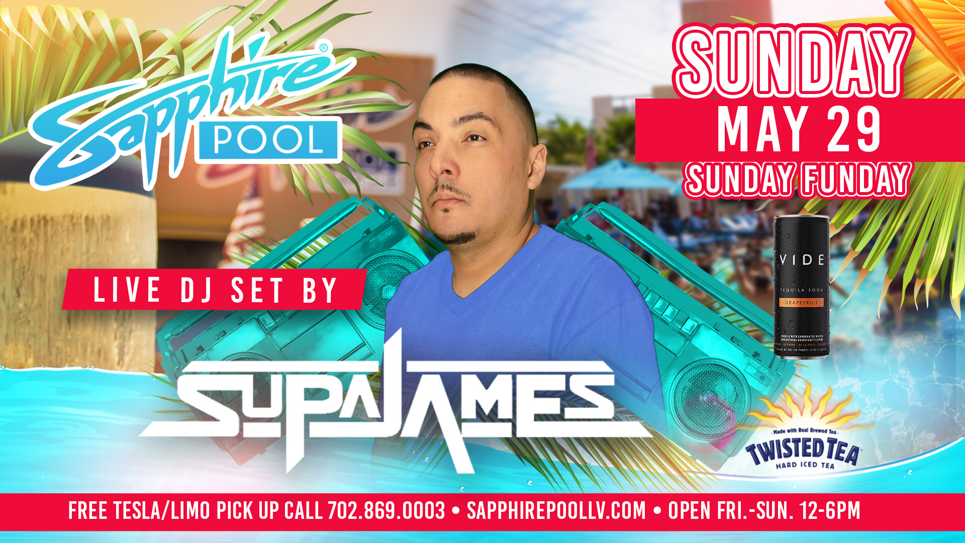 DJ Supa James Performs LIVE For Sunday Funday – May 29th