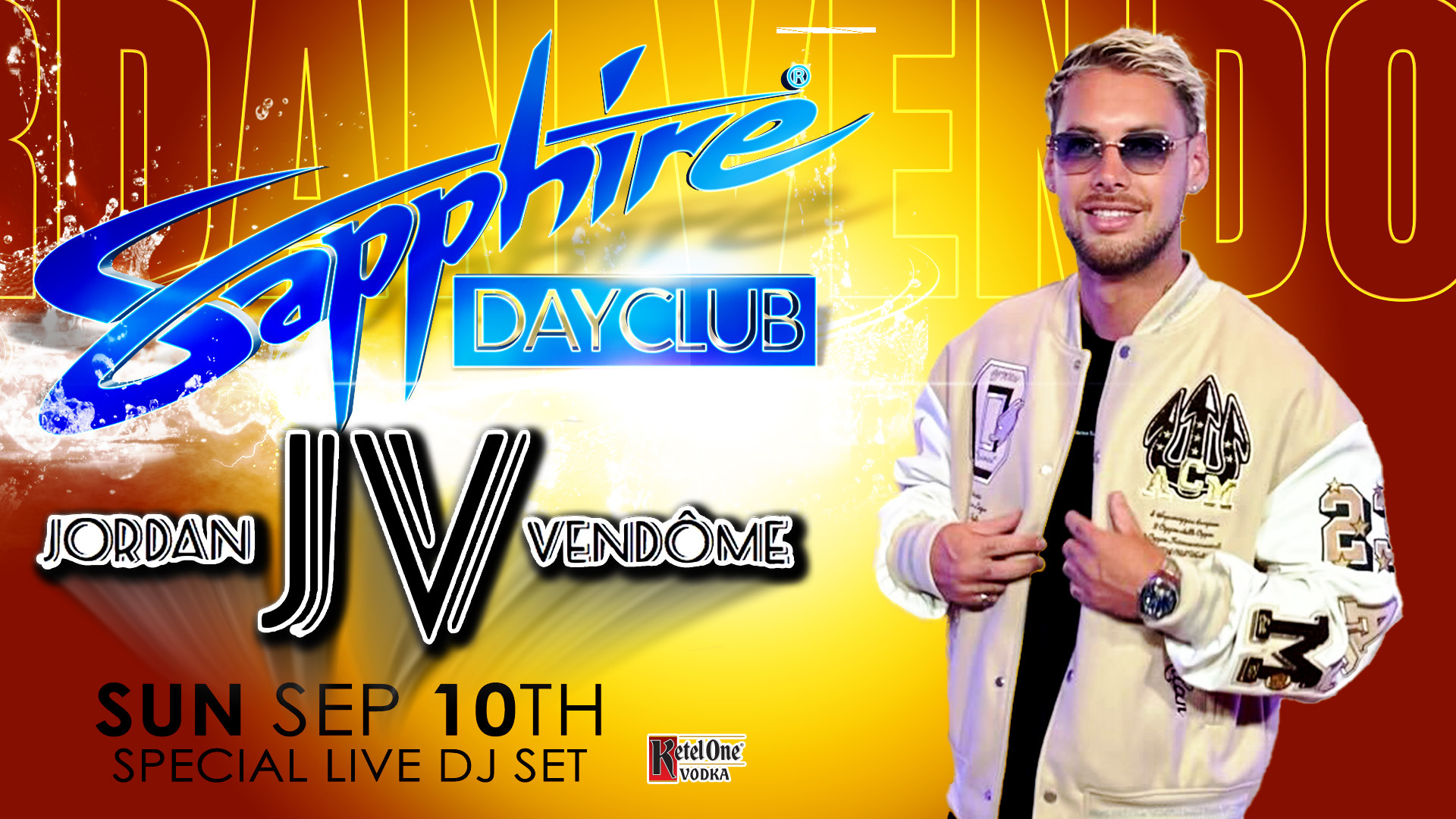 DJ Jordan Vendome at Sapphire Pool